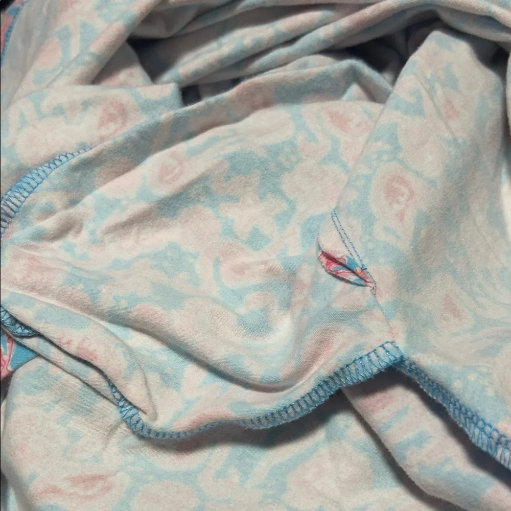 American Girl Floral Halter Dress Flamingos pattern Pink and Blue - Picture 8 of 9